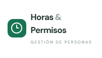 Logo de Horas y Permisos